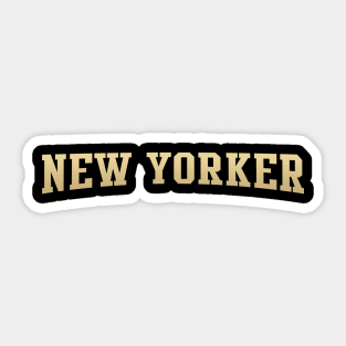 New Yorker - New York Native Sticker